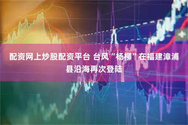 配资网上炒股配资平台 台风“杨柳”在福建漳浦县沿海再次登陆